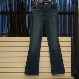 Women's Levi Slimming Boot Blue Jeans